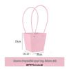 Macaron Color Series DIY Flower Arrangement Tote with Trapezoidal Design and Waterproof Kraft Paper