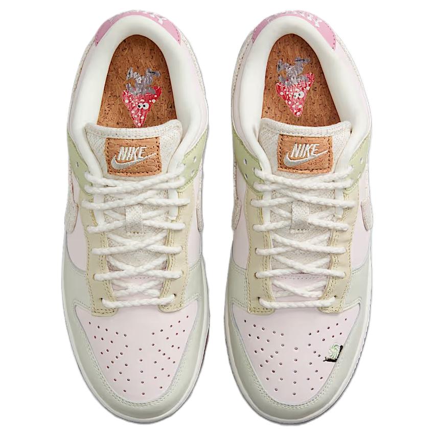 Nike Dunk Low LX Mushroom Damskie Sneakersy Perłowo-Różowe Białe IB8876-661