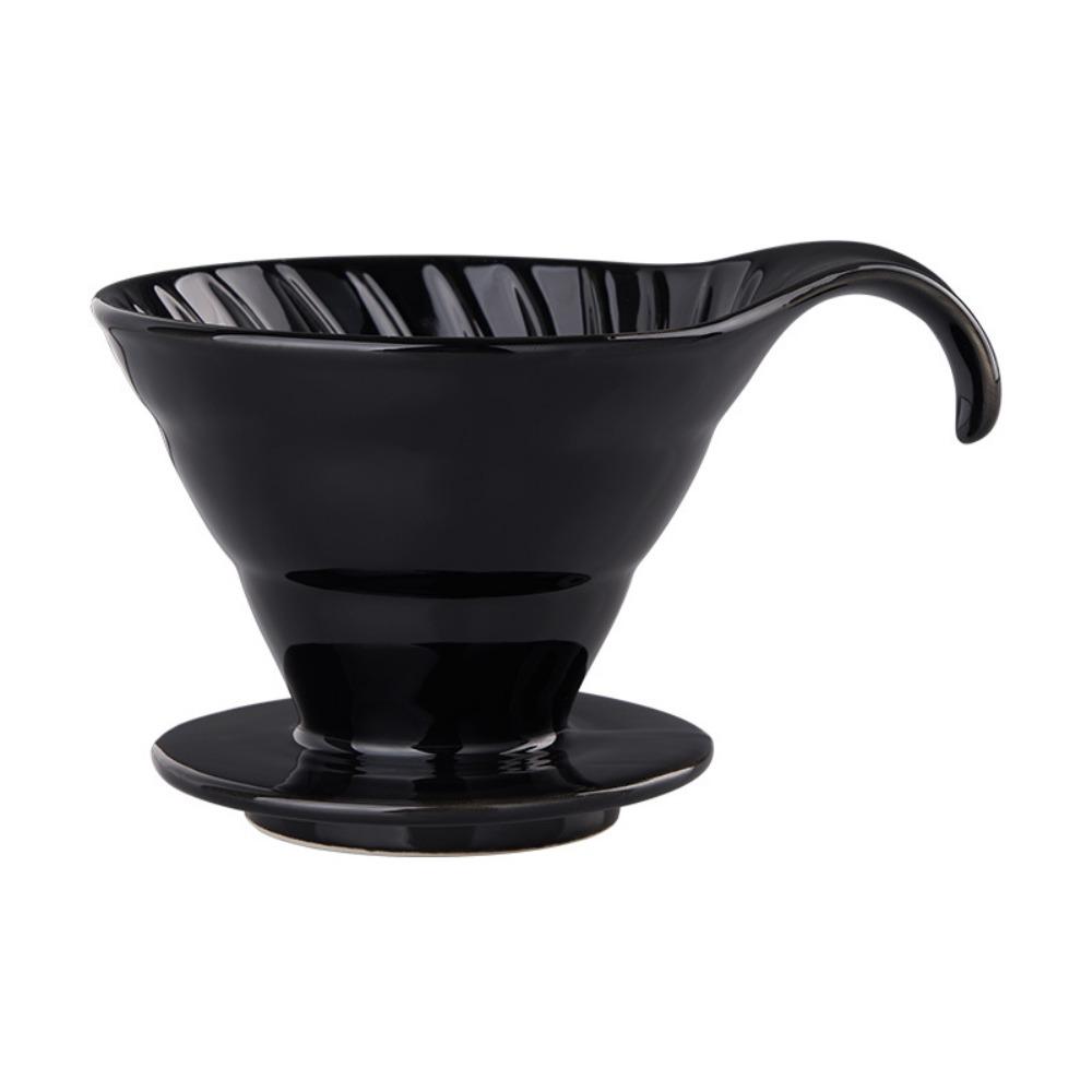 Reusable Ceramic Coffee Filter Cup V Shape Design Espresso Coffee Dripper  Coffee Making