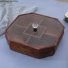 Wooden Dried Fruit Snack Plate with Cover Snack Box Nut Dried Fruit Plate Candy Box Snack Storage Boxes Home Storage Organizer