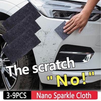3-9 PZ Panno Nano Sparkle per Rimozione Graffi Auto Ripara Facilmente Panno Magico Nano Ripristina Nano Sparkle Cancella Rimozione Graffi