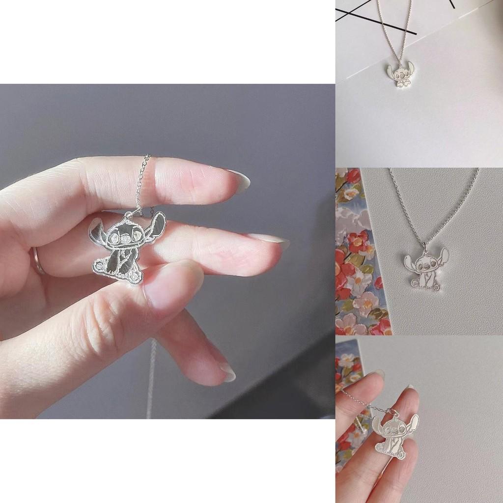Cute Anime Stitch Pendant Necklace Trendy Fashionable Gift For Girls In 2024