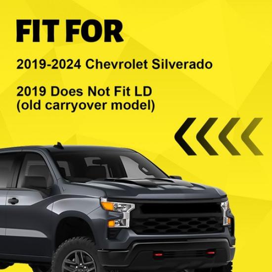 4PCS Rear Front Splash Flap Guard Mud Delete Fit -2024 Cover Chevy Silverado