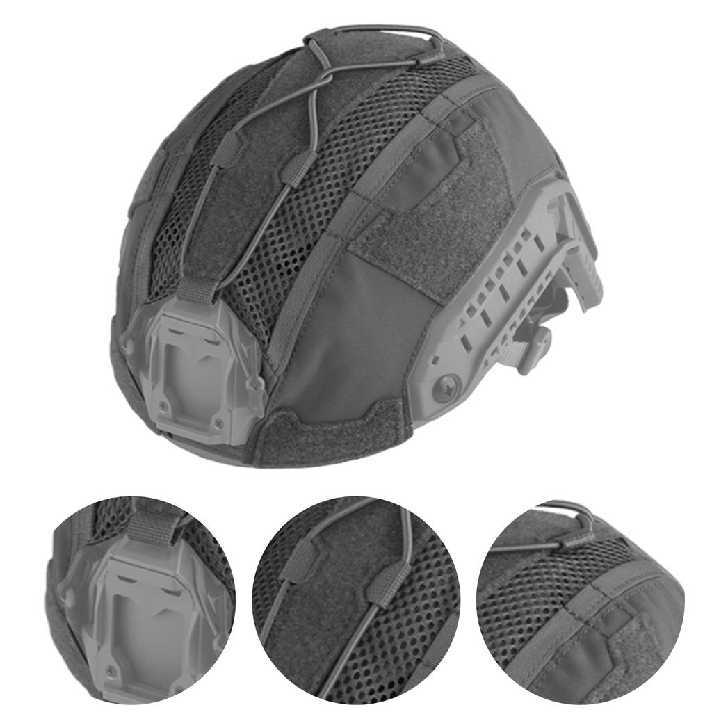 For WOSPORT FAST SF Airsoft Paintball Helmet Cover with Elastic Fixed Cord Tactic Helmets Cover for GEN4 Outdoor Airsoft Gear