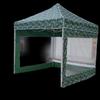 ZISIZ Outdoor Pop-Up Canopy with Three-Sided Transparent Camouflage Walls