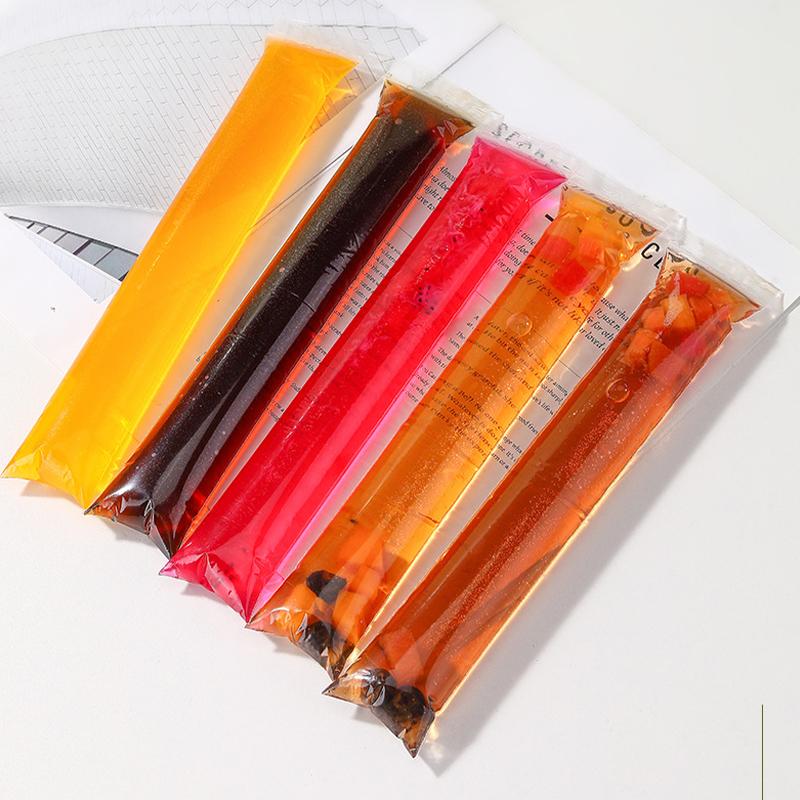 100pcs DIY Ice Popsicle Bag Cream Maker Disposable Molds For Ice Lollies Freezer Bag Kitchen Summer Essential