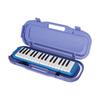 Ange Smile Melódica Maestro+ Azul Conjunto de 32 Teclas para Alunos do Ensino Fundamental com Suporte Tubo de Sopro e Boquilha de Pé