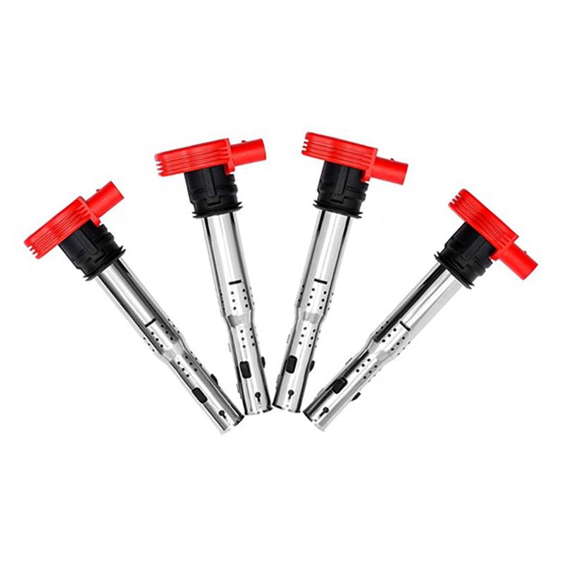 For A4 A5 R8 VW Golf GTI 4X Ignition Coil Pack 06E905115E 06E905115A 06E905115E For 2.0T FSI Engine