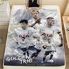 The Spurs Team Print FlAannel Blanket, High Quality Comfortable for All Seasons, Home Decor, Warmth and Comfort