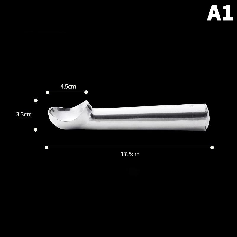 1 Pcs Nonstick Anti-Freeze Ice Cream Scoop Aluminum Alloy Ice Cream Spoon Watermelon Ball Cookie Dough Scoop Ice Cream Tools