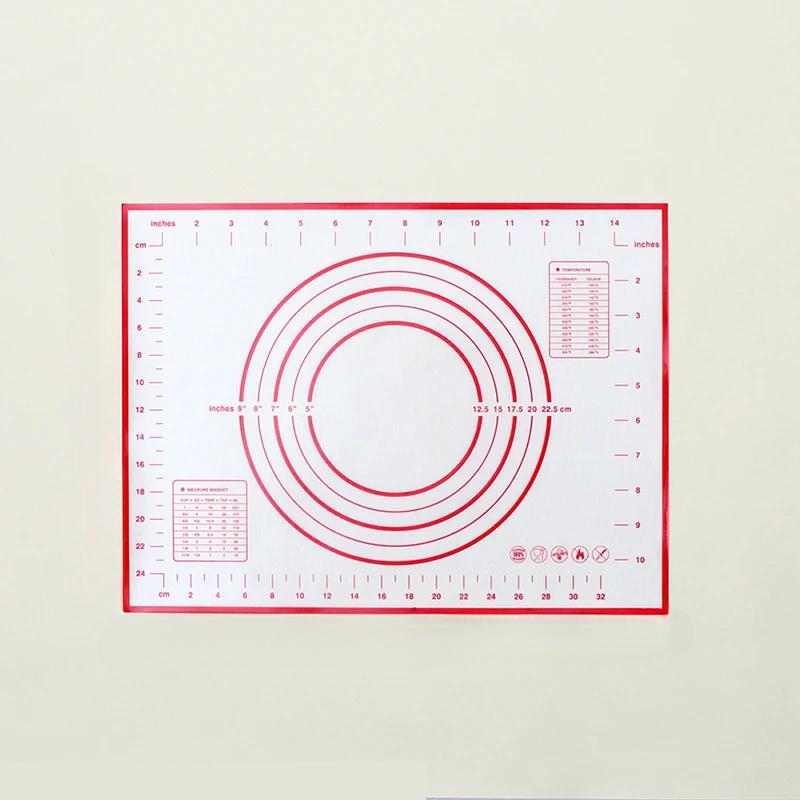 

Различные размеры антипригарного силиконового коврика для выпечки, противня, коврика для замешивания теста на кухне, раскатывания теста для пиццы, большого количества антипригарного теста 60*60CM