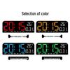 Large LED Desktop Alarm Clock with Hanging Option - Creative Table Clock with Simple Design