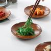 Wooden Dipping Saucer Solid Wood Round Butter Dish Cheese Plate Dessert Snack Plate Coasters Kitchen Tableware Accessories