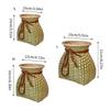 Handwoven Bamboos Fishing Basket and Flower Vases Traditional for Outdoor Lover and Home Decoration