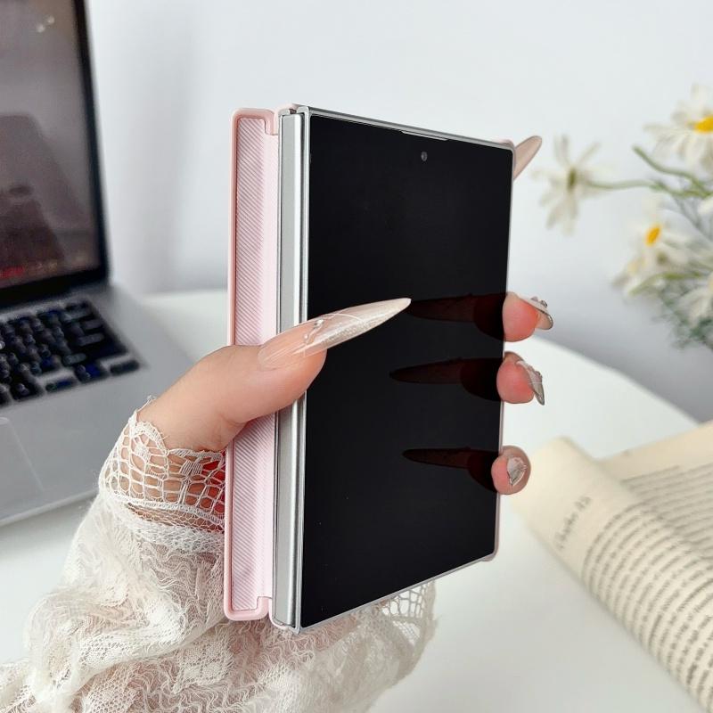 Moderne Kollisionsfarbe Magnetische Handyhülle Für Samsung Galaxy Z Fold 8 ZFold8 Z Fold8 Hüllen Für Magsafe Koreanisch Niedlich Funda