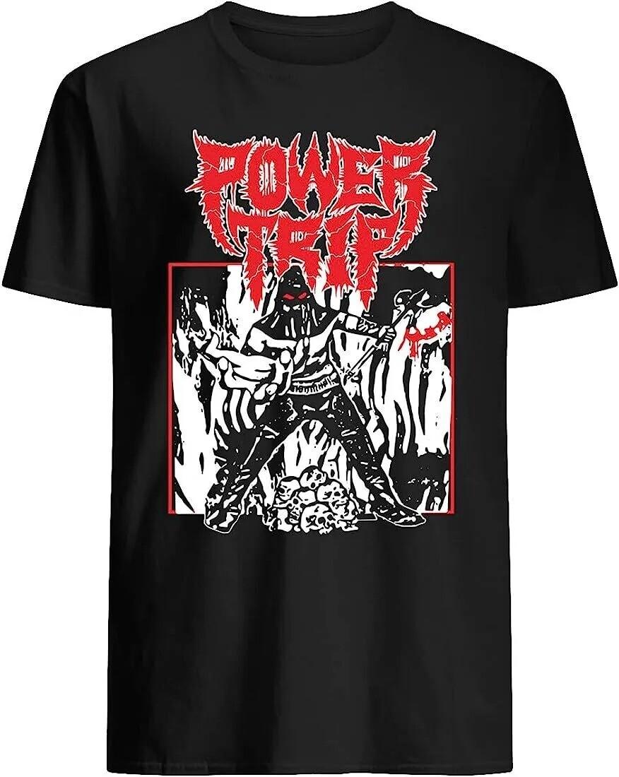 Power Trip Band Tshirt For Fans Heavy Black Unisex L