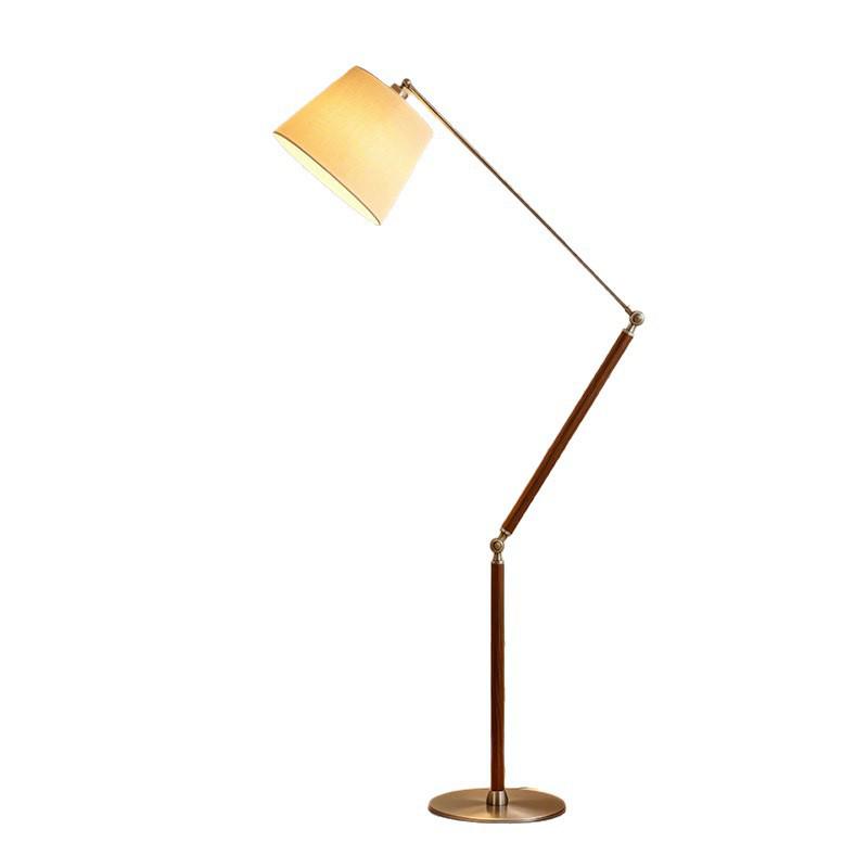 Second-Hand Wooden Floor Lamp for Living Room or Bedroom
