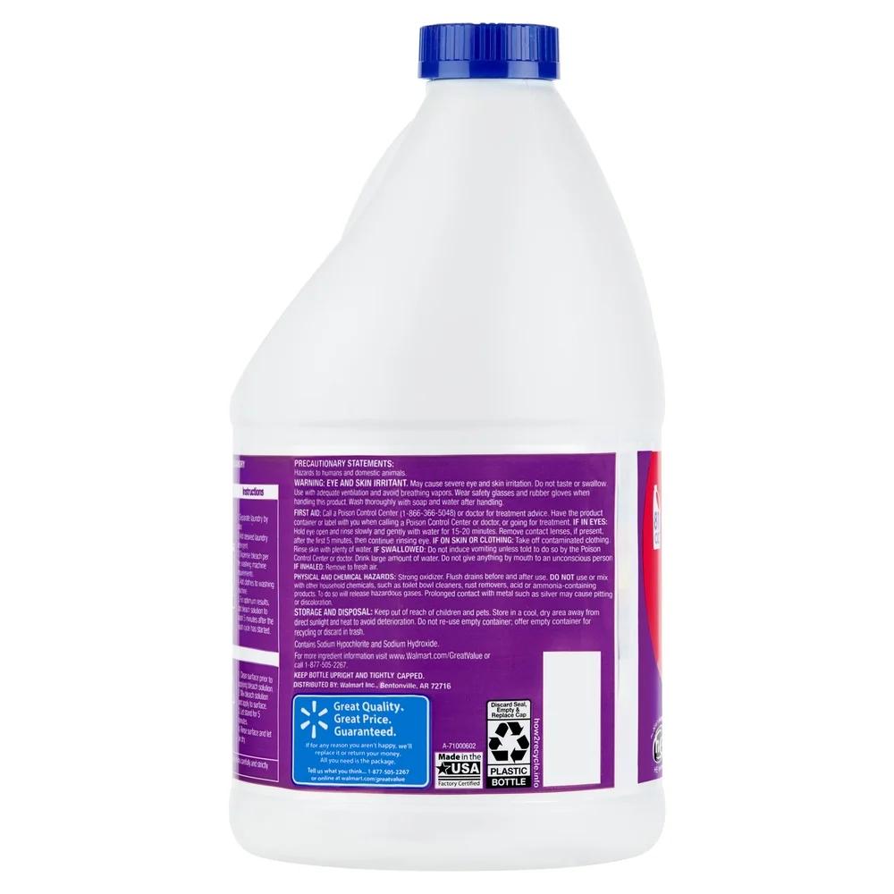 Low Splash Lavender Bleach Multi-Surface Cleaner Deodorizer Laundry Stain Remover HE Washer Safe Easy Pour 81oz 3 Pack