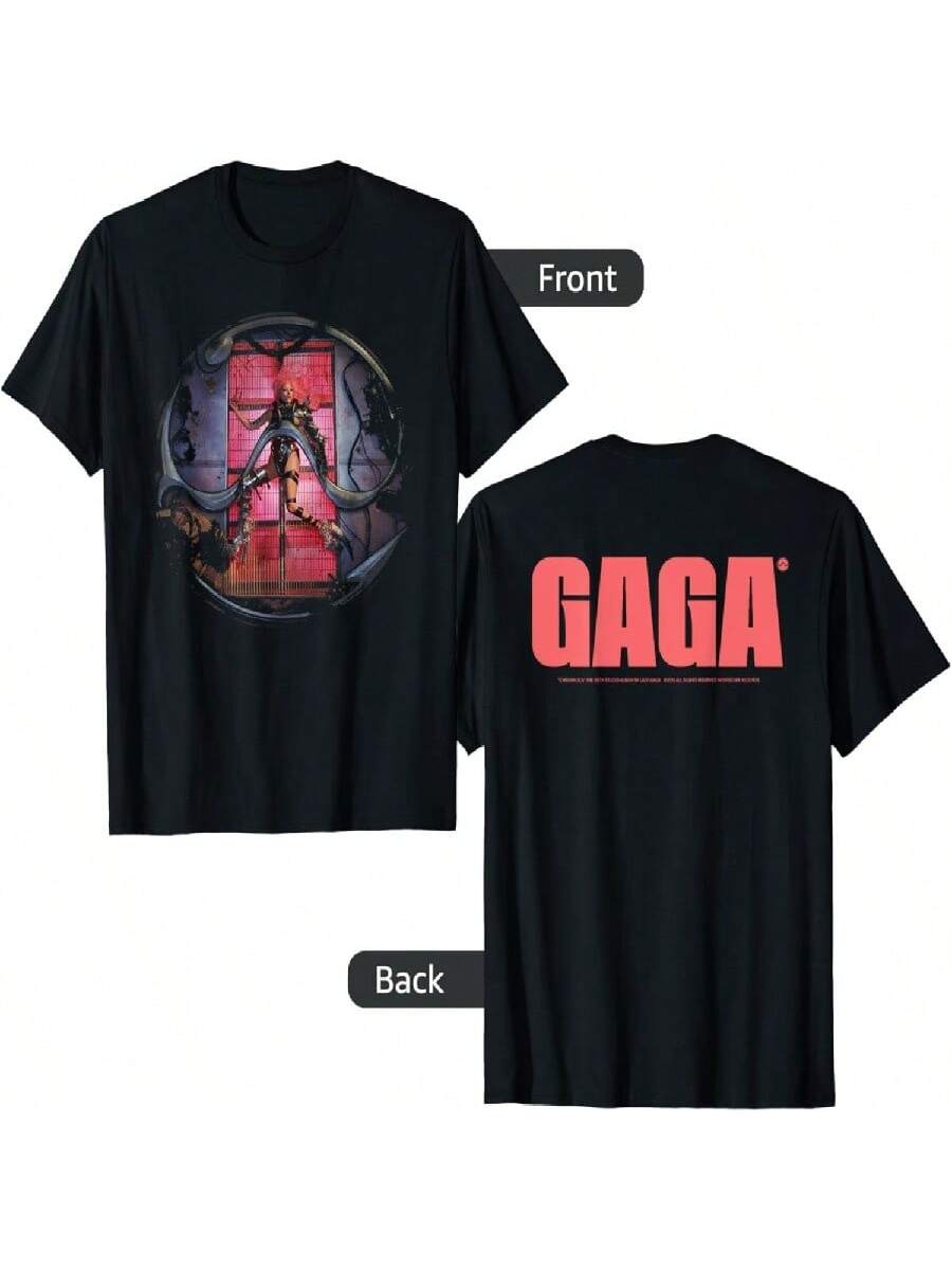 Official Lady Gagas Chromatica Cover T-Shirt S разноцветный