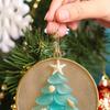 Christmas Tree Ornaments Double-Sided Acrylic Hanging Decor for Xmas Tree Home Party Gift Tags Holiday Festive Decorations