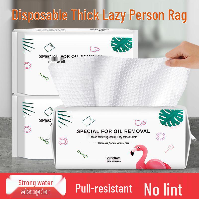 Thick Disposable Oil & Water Absorbent Dishwashing Cloths for Kitchens