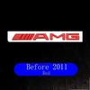 AMG Logo Auto Heck Kofferraum Auto Emblem Aufkleber Zubehör Für Mercedes Benz Brabus Smart Maybach W204 GLC CLA W205 W203 W206 W108