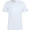 Round Neck Pullover Solid Color Short Sleeve White Men's HB7471