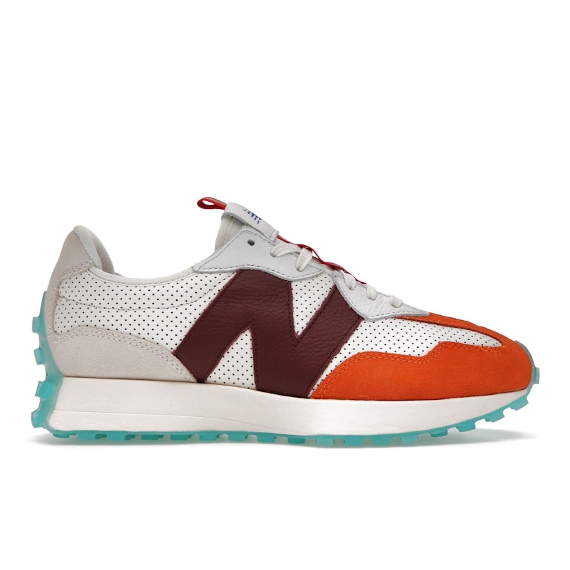 

New Balance Dejounte Murray x 327 Heat Up - Кроссовки унисекс бежевого цвета кремово-оранжевого цвета MS327FCO 42.5