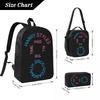 Harrys Styles Kiss All The Time Theme School Bags Set for Boy Girl Pen Bags Backpack Sets with Lunch Box For Students Knapsack