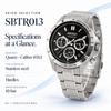 Seiko watch wristwatch mens SBTR013 Spirit SBTR 8T chrono chronograph work suit selection black brand stylish waterproof gift practical men