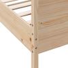 Vidaxl Bed Frame Without Mattress, 150X200 Cm, Solid Pine Wood