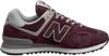Sneakers New Balance 574 (ML574EVM) burgunderrot/weiß