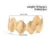 Starfish Flower Open Cuff Bangles for Women Hand Decoration Jewelry Gift Ocean Style Adjustable Metal Spring Bangles Party Accessories