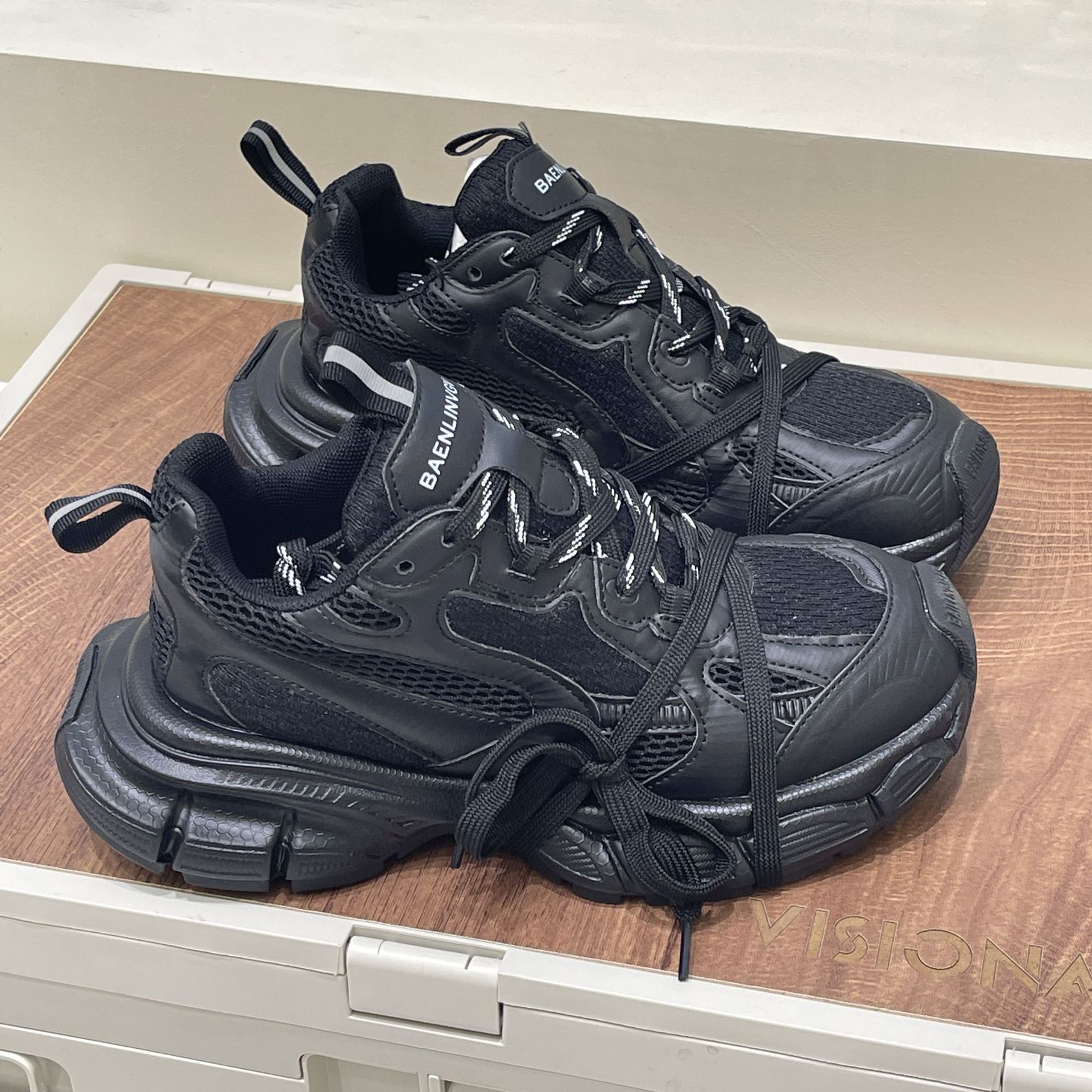 

Поп-кеды, кроссовки с толстой подошвой, повседневная обувь в стиле ретро для пар из старых мужчин и женщин 36 чёрный