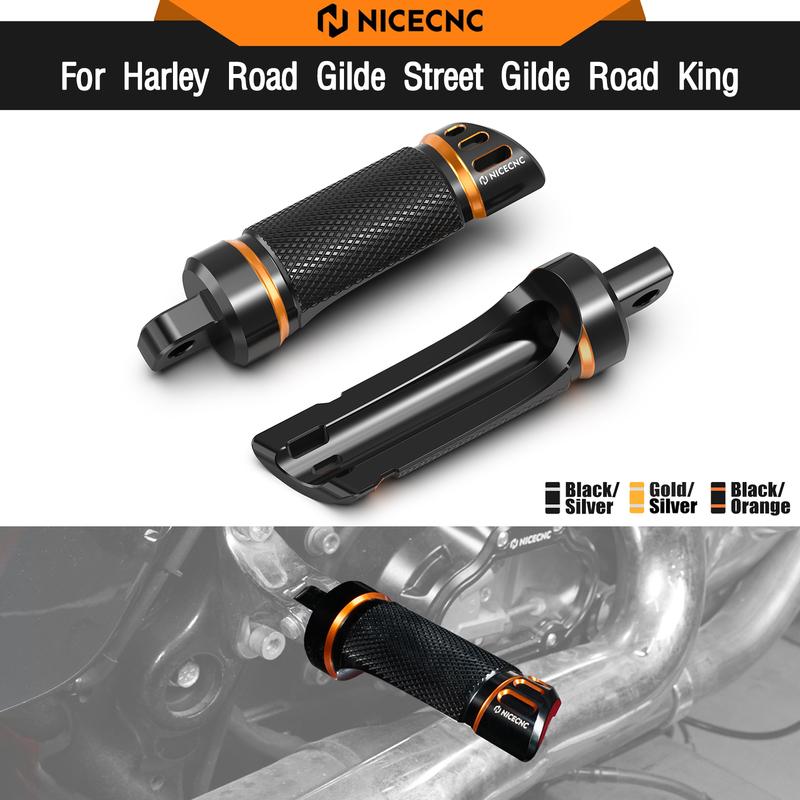 For Harley Street Glide FLHX 2017-2024 Passenger Footpeg Footrest Road Glide FLTRX Special FLTRXS Road King FLHR Special FLHRXS