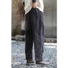 Men's Corduroy Casual Pants Loose Straight Wide Leg 100% Cotton Japanese Retro Work Pants Trendy