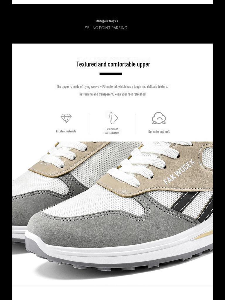 2024 Men's Spring Fashion: Versatile, Comfortable, Breathable Casual Sports Shoes for Couples