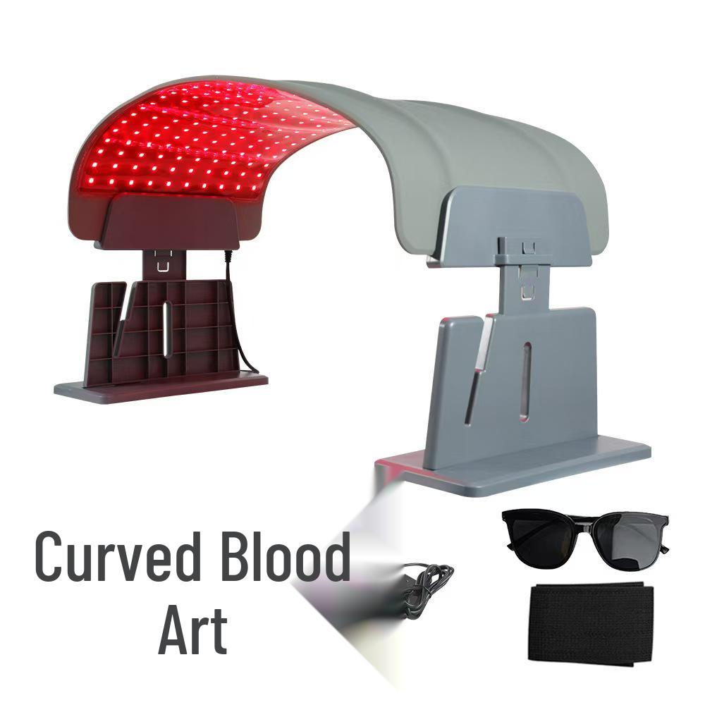 LED Full-Body Skin Rejuvenation Device for Home Use - Red and Blue Light Therapy Instrument.