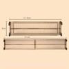 1/2/4 PCS Durable Cabinet Drawers Storage Dividers Ajustable Organizer
