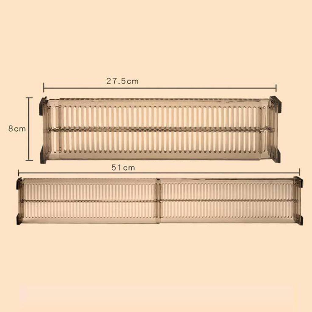 1/2/4 PCS Durable Cabinet Drawers Storage Dividers Ajustable Organizer