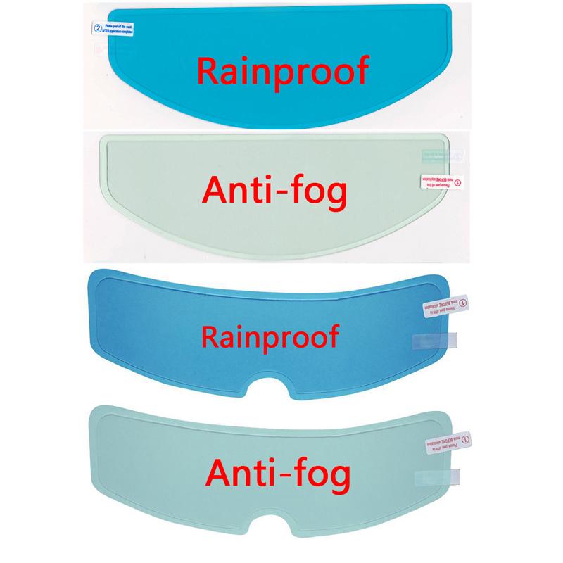 Universal Motorcycle Helme Anti-Fog Rainproof Film Fashion Nano Coating Clear Protective Patch Electric Bicycle Driving