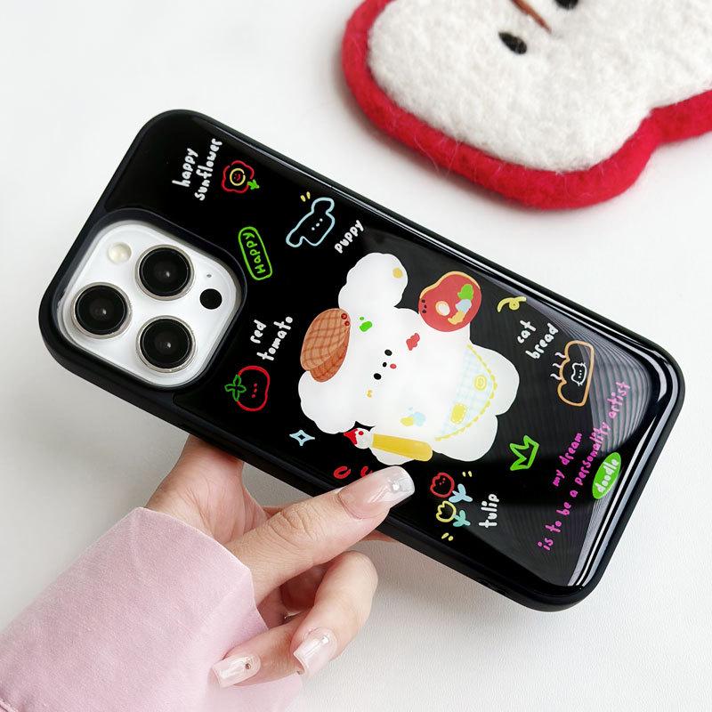 Zhitai Cartoon Apple iPhone Case: Hard Shell for 12 To 15 Pro Max Models