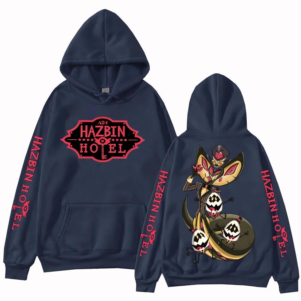 

Hazbin Hotel Sir Pentious Hoodie Man Woman Harajuku Long Sleeve Pullover Tops Sweatshirt Gift 3XL
