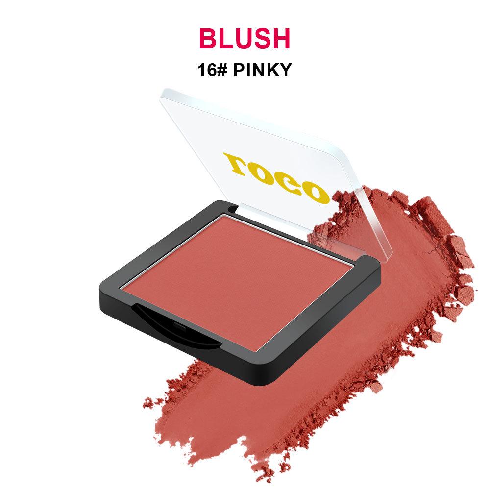 Versatile Matte Blush Palette: Low-Saturation, Single-Color Option