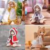 Pvc Sitting Girl Model With Interchangeable Face For Anime Fans And Giftgiving