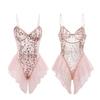 Pure Desire Lace Floral Open-Crotch Jumpsuit - Sexy Lingerie with Tempting Fragrance