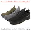 Scarpe da Escursionismo e Ciclismo da Uomo Antiscivolo a Cinque Dita con Punta Larga in Fly-Knit