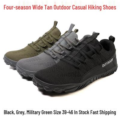 Men's Non-Slip Five-Finger Wide-Toe Hiking and Cycling Fly-Knit Shoes