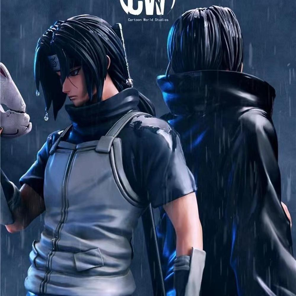 28CM Anime Naruto Shippuuden Uchiha Itachi Standing Set Large Model Toy Gift Collection For Kids Aciton Figure PVC