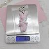 Key Holder for Students Heart Rabbit Keyring Phone Lanyard Mobile Phone Strap